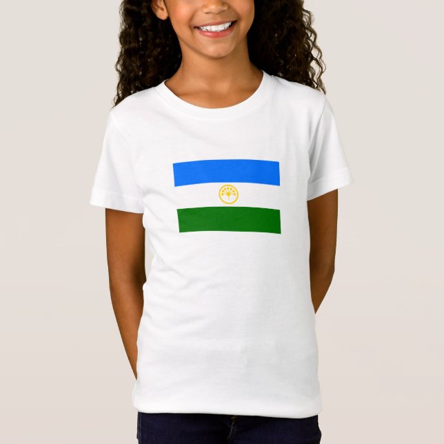 Camiseta Bandera de Baskortostán Patriótico (Anverso)