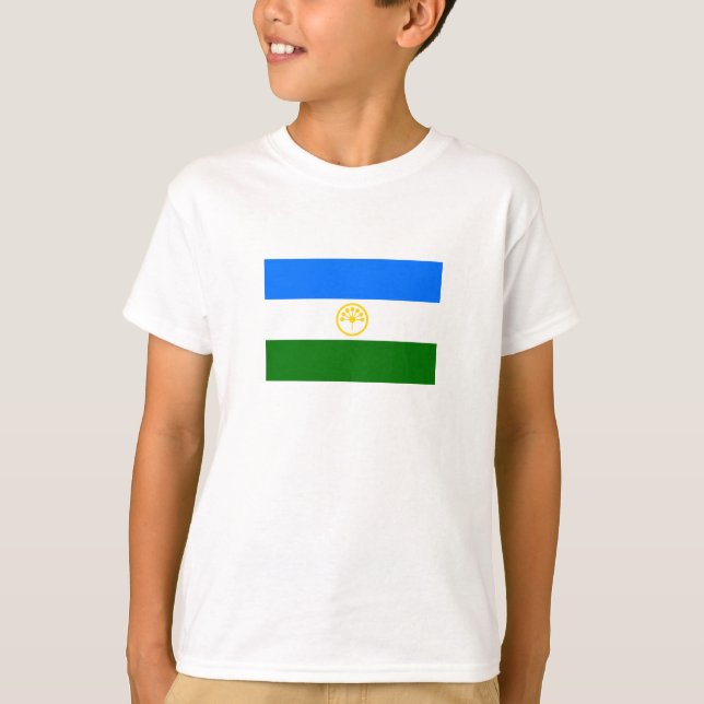 Camiseta Bandera de Baskortostán Patriótico (Anverso)