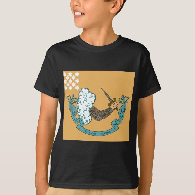 Camiseta Bandera de batalla revolucionaria de la guerra (Anverso)