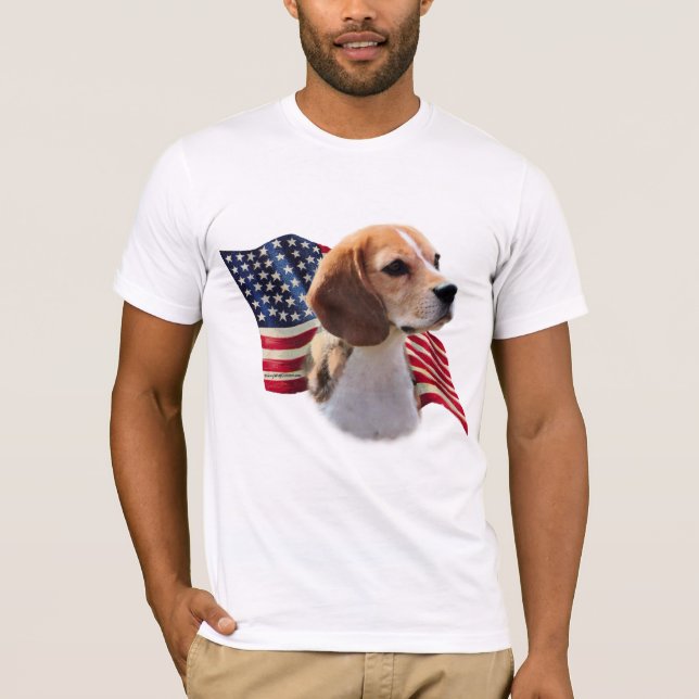 Camiseta Bandera de Beagle (Anverso)