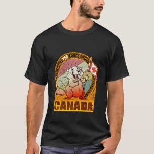 Camiseta Bandera de Beaver Canadá
