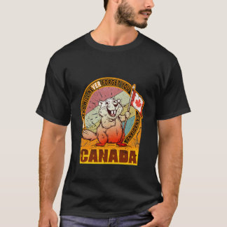 Camiseta Bandera de Beaver Canadá