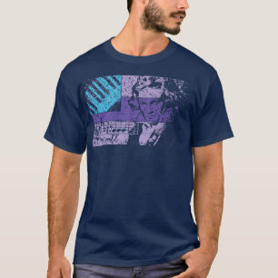 Camiseta Bandera de Beethoven estilo años 80 con 5ª nota si