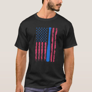 Camiseta Bandera de Béisbol Amantes Deportivos Hombres Muje