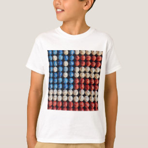 Camiseta Bandera de Béisbol Americana