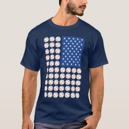 CAMISETA BANDERA DE BÉISBOL DE EE.UU.