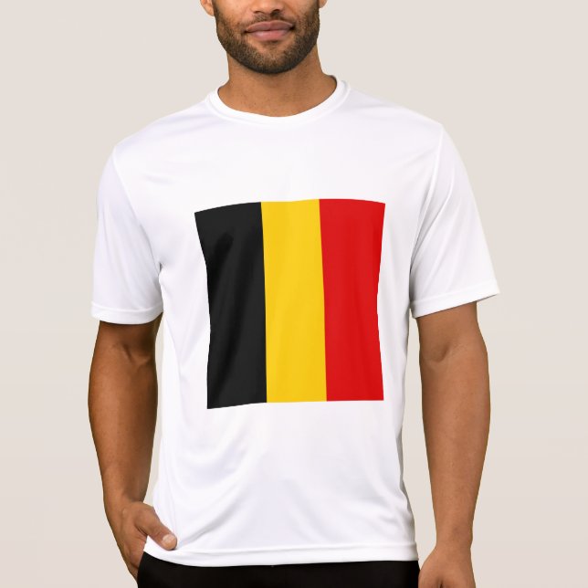 Camiseta Bandera de Bélgica (Anverso)