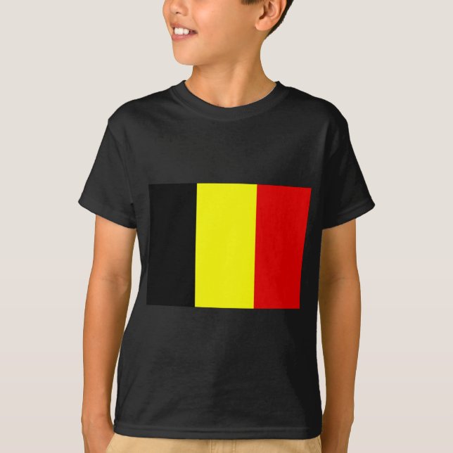 Camiseta Bandera de Bélgica (Anverso)