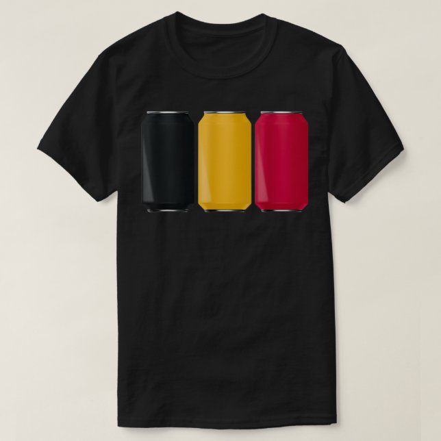 Camiseta Bandera de Bélgica (Diseño del anverso)
