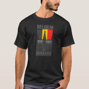 Camiseta Bandera de Bélgica