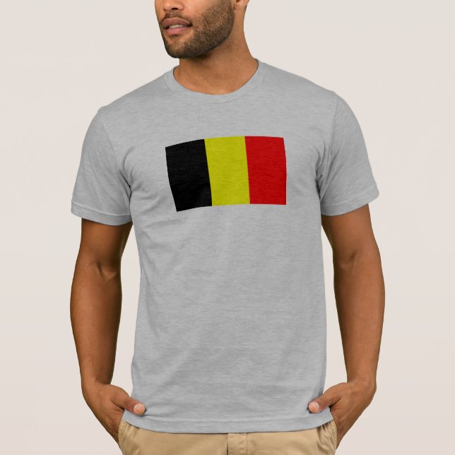 Camiseta bandera de Bélgica (Anverso)