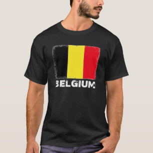 Camiseta Bandera de Bélgica apoya a mujeres belgas
