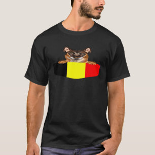 Camiseta Bandera De Bélgica Perro Malinoi Belga En Pocket