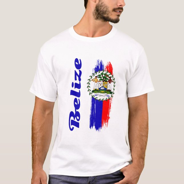 Camiseta Bandera de Belice (Anverso)