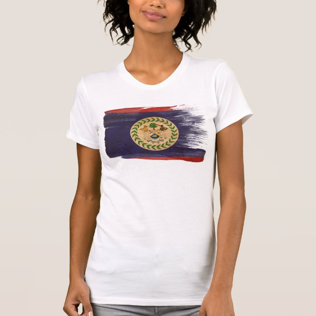 Camiseta Bandera de Belice (Anverso)
