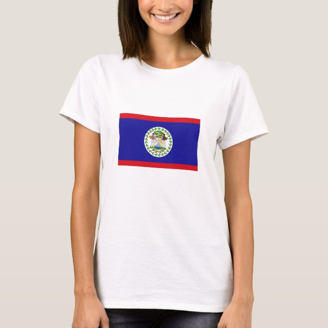 Camiseta Bandera de Belice (Anverso)
