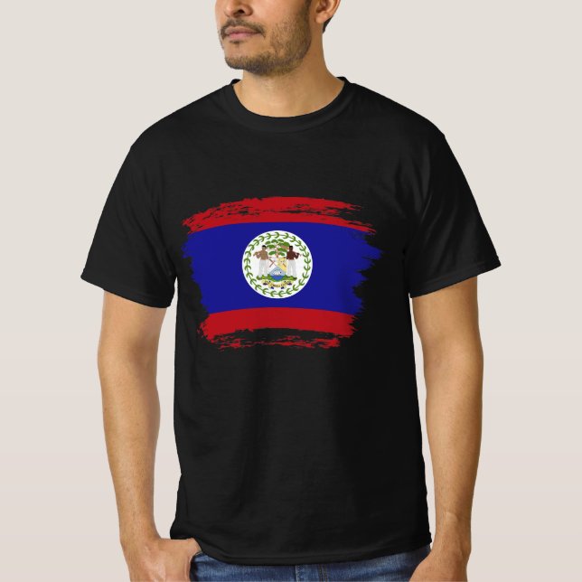 Camiseta Bandera de Belice (Anverso)