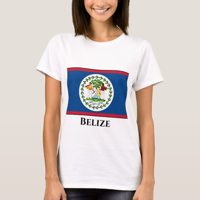 Camiseta Bandera de Belice (Anverso)