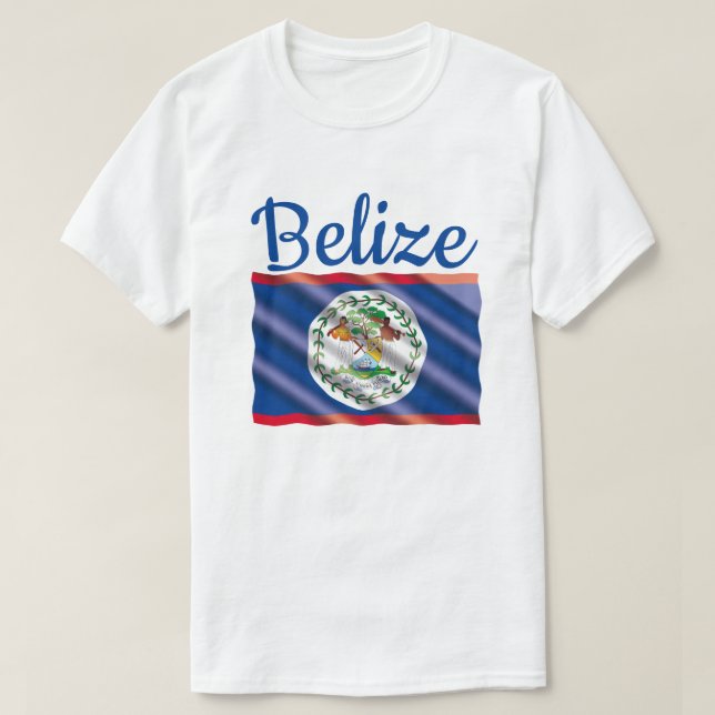 Camiseta Bandera de Belice (Diseño del anverso)