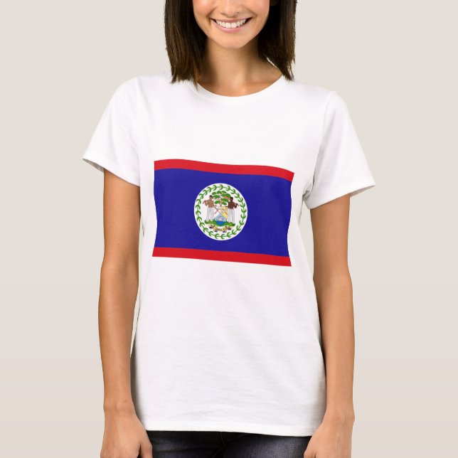 Camiseta Bandera de Belice (Anverso)