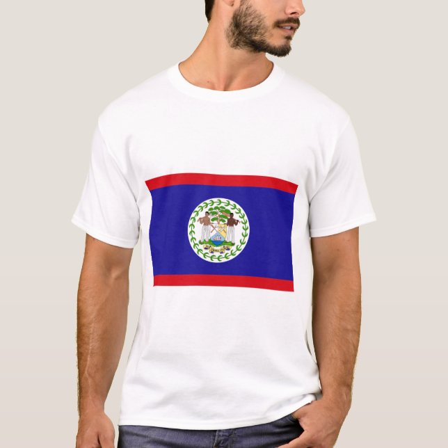 Camiseta Bandera de Belice (Anverso)
