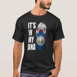 Camiseta Bandera De Belice Y Corea Del Sur Del Patrimonio D