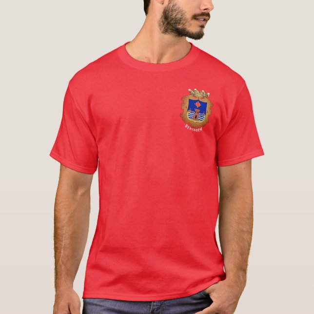 Camiseta Bandera de Benidorm - Comunidad Valenciana (ESP) (Anverso)