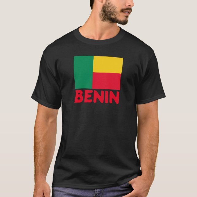 Camiseta Bandera de Benín (Anverso)
