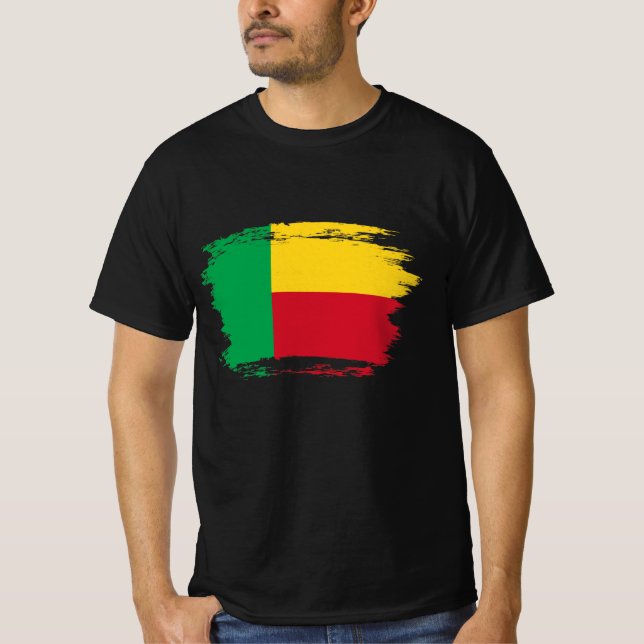 Camiseta Bandera de Benín (Anverso)