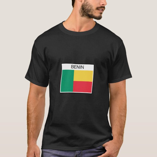 Camiseta Bandera de Benín - Diseño del país (Anverso)