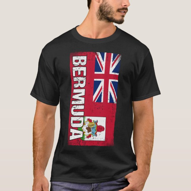 Camiseta Bandera de Bermudas 1 (Anverso)