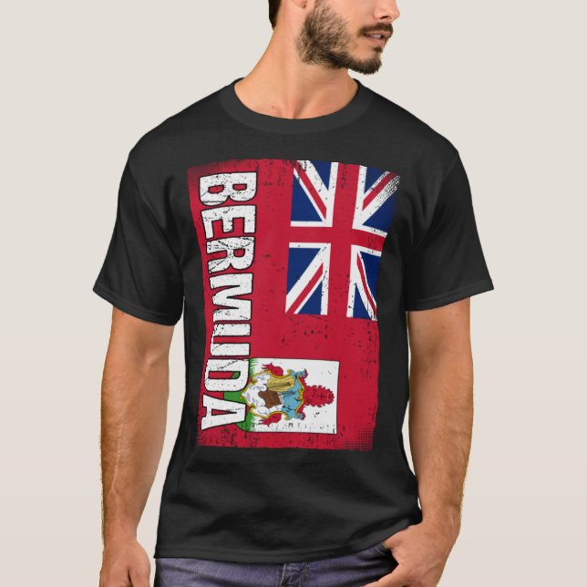 Camiseta Bandera de Bermudas 1 (Anverso)