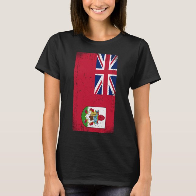 Camiseta Bandera de Bermudas Bermudas (Anverso)