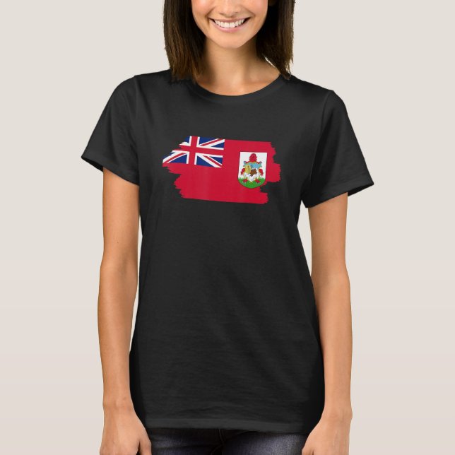 Camiseta Bandera de Bermudas Bermudas (Anverso)
