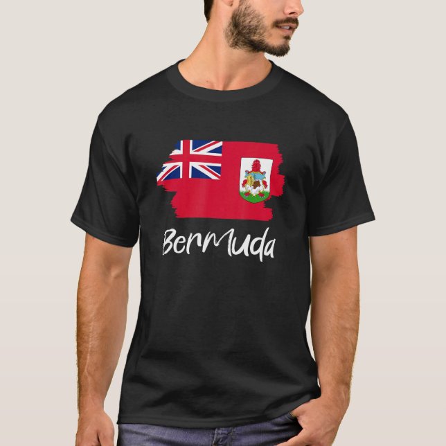 Camiseta Bandera de Bermudas Bermudas (Anverso)