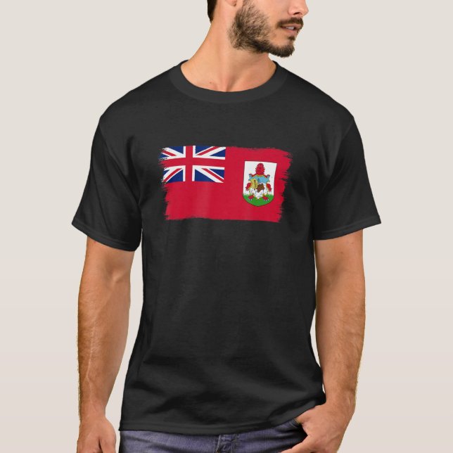 Camiseta Bandera de Bermudas Bermudas 1 (Anverso)