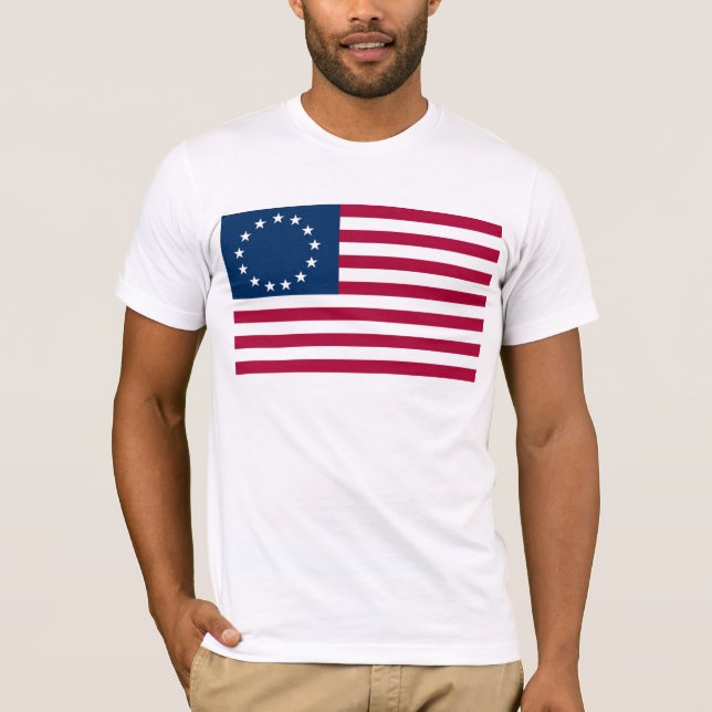 Camiseta Bandera de Betsy Ross (Anverso)