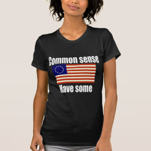 Camiseta Bandera de Betsy Ross del sentido común