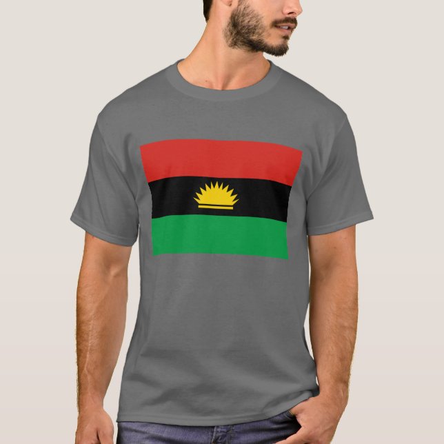 Camiseta Bandera de Biafra (1967-1970) (Anverso)
