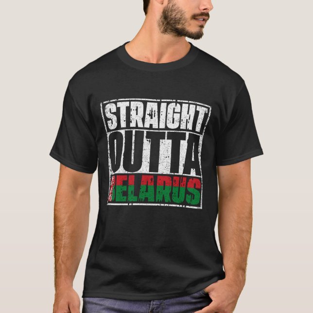 Camiseta Bandera de Bielorrusia (Anverso)