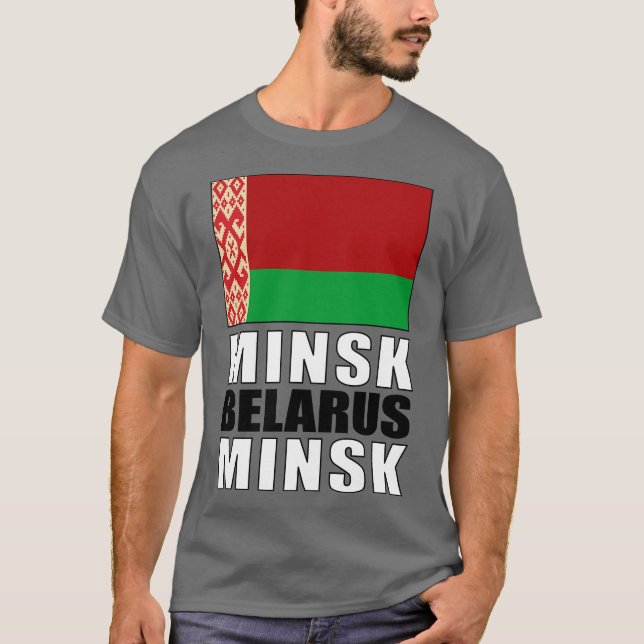 Camiseta Bandera de Bielorrusia (Anverso)