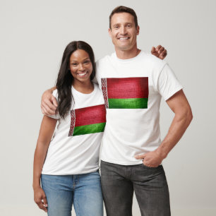 Camiseta Bandera de Bielorrusia de Grunge