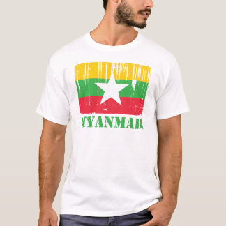 Camiseta Bandera de Birmania Myanmar
