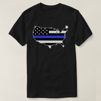 Camiseta Bandera de Blue Lives USA