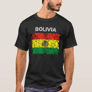 Camiseta Bandera de Bolivia antigua Hombres Bolivianos