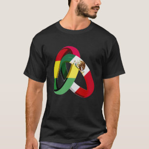 Camiseta Bandera de Bolivia Boda matrimonial de canto creci