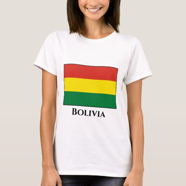 Camiseta Bandera de Bolivia (Bolivia) (Anverso)