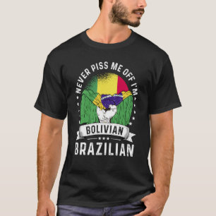 Camiseta Bandera de Bolivia Brasil cultiva humor orgullo ci