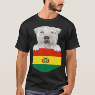 Camiseta Bandera De Bolivia Llanto Recubierto De Rueda Terr