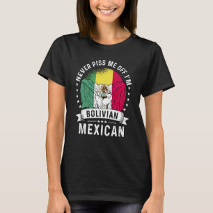 Camiseta Bandera de Bolivia México crece humor orgullo ciud